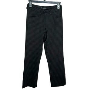 Universal Standard Cigarette Ponte Pants Black Pinstripe size U.S. 0 ( 4XS )